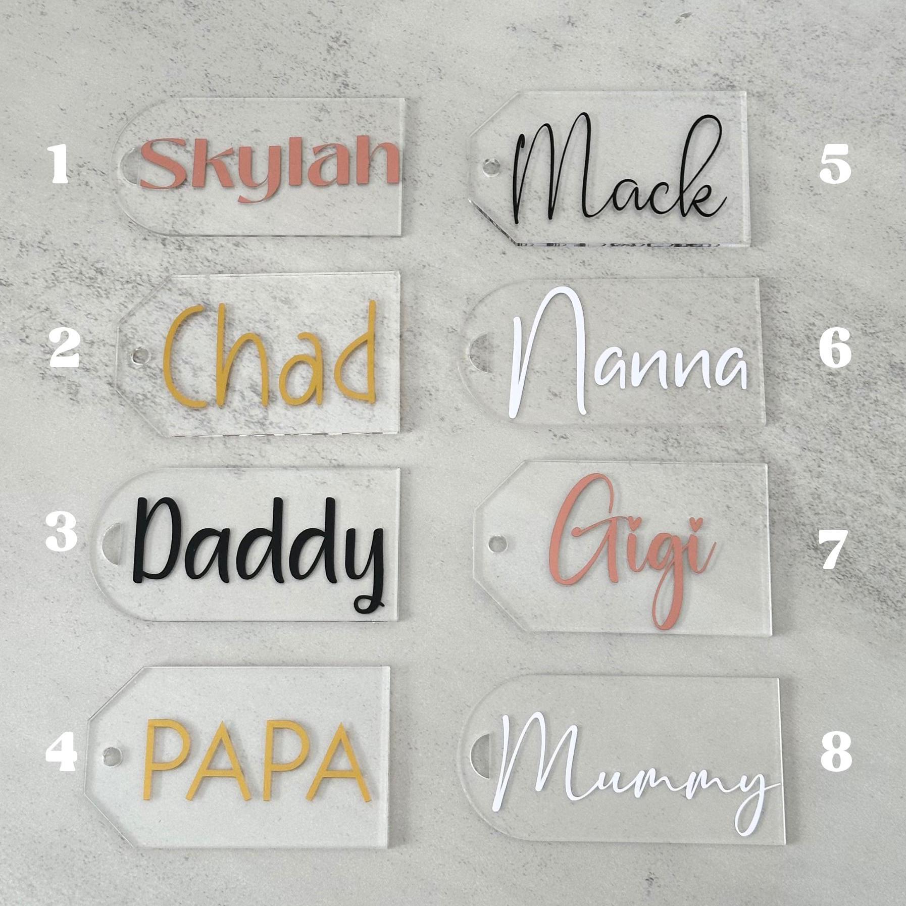 Personalised Reusable Gift Tags