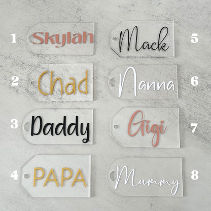 Personalised Reusable Gift Tags