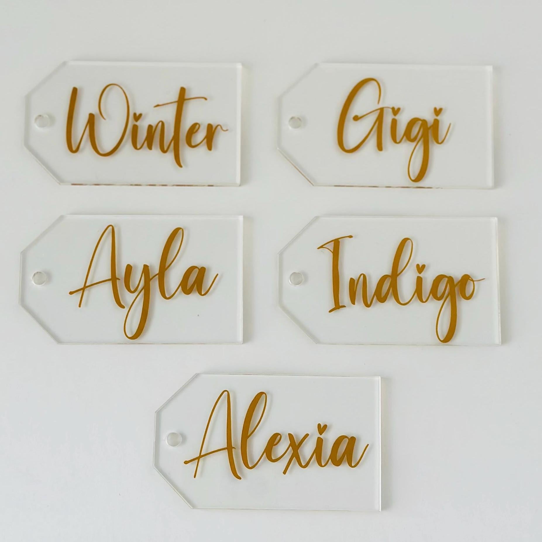Personalised Reusable Gift Tags