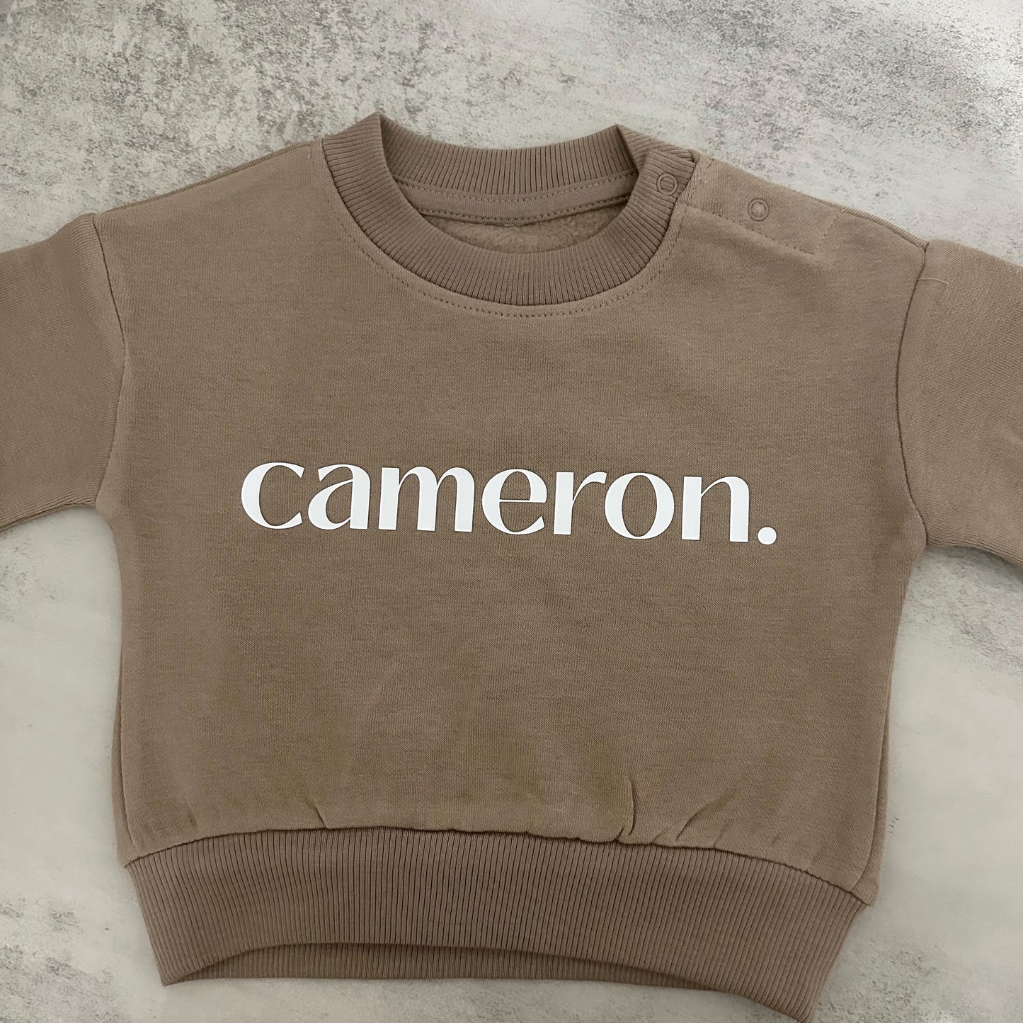 Custom Baby Name Jumper