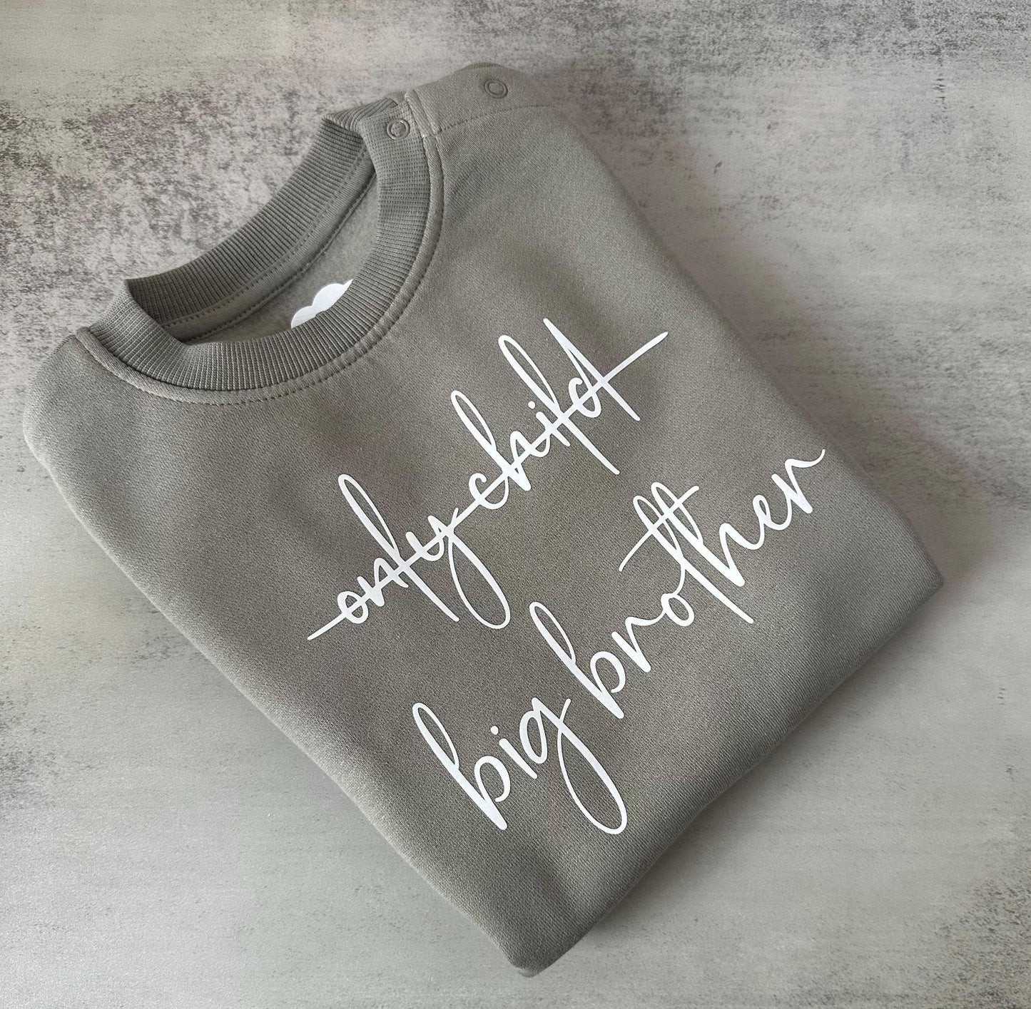 Promoted to Big Sister jumper, Promoted to Big Brother sweatshirt, only child sibling announcement sweater, pregnancy announcement, new baby