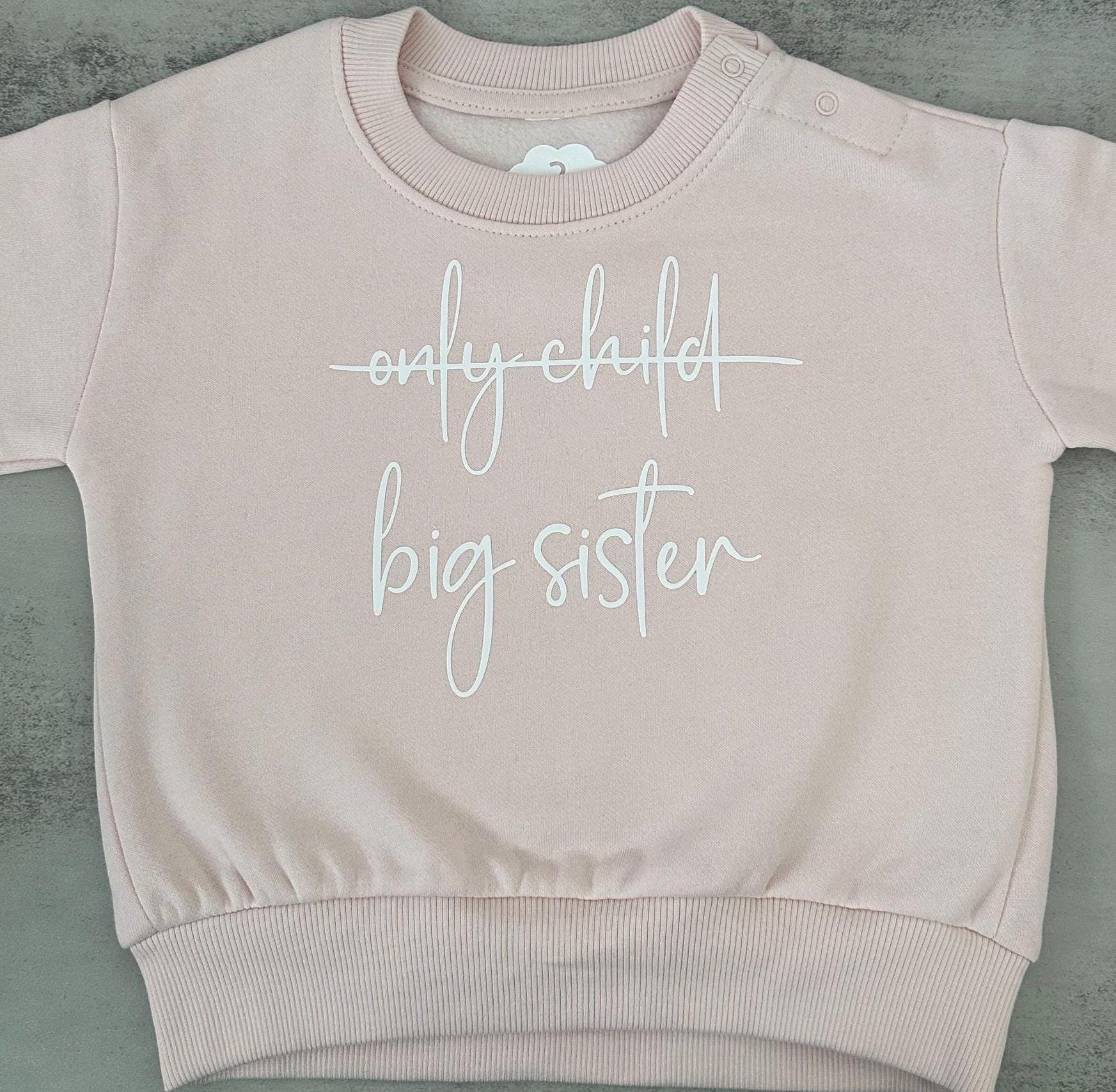 Promoted to Big Sister jumper, Promoted to Big Brother sweatshirt, only child sibling announcement sweater, pregnancy announcement, new baby
