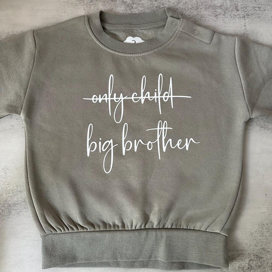 Promoted to Big Sister jumper, Promoted to Big Brother sweatshirt, only child sibling announcement sweater, pregnancy announcement, new baby