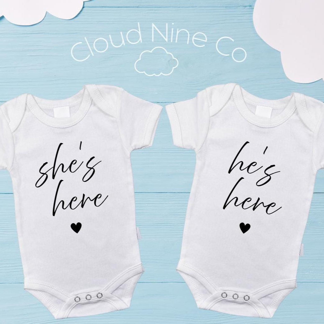 From Womb Mates to Room Mates | Matching Twin Set