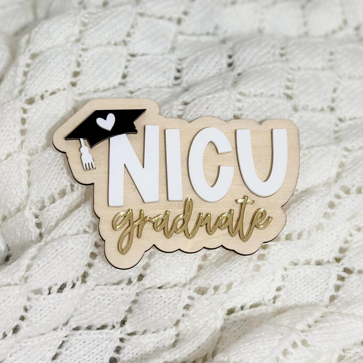 NICU Graduate Plaque, NICU Keepsake, Neonatal Milestone Gift, Premature Baby Keepsake, NICU Grad Sign