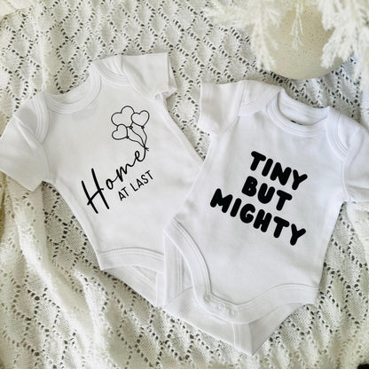 Home At Last Baby Bodysuit, NICU Graduate Gift, Preemie Baby Gift, Finally Home Premature Baby Keepsake, Baby Shower Gift, Newborn Girl Boy