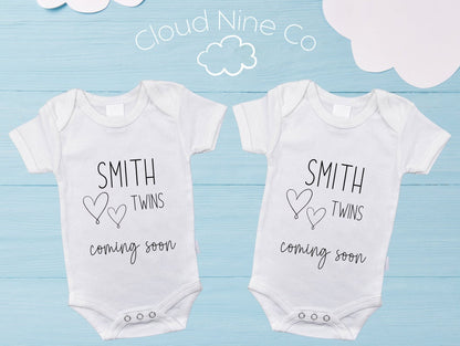 Coming Soon - custom matching twin bodysuit set