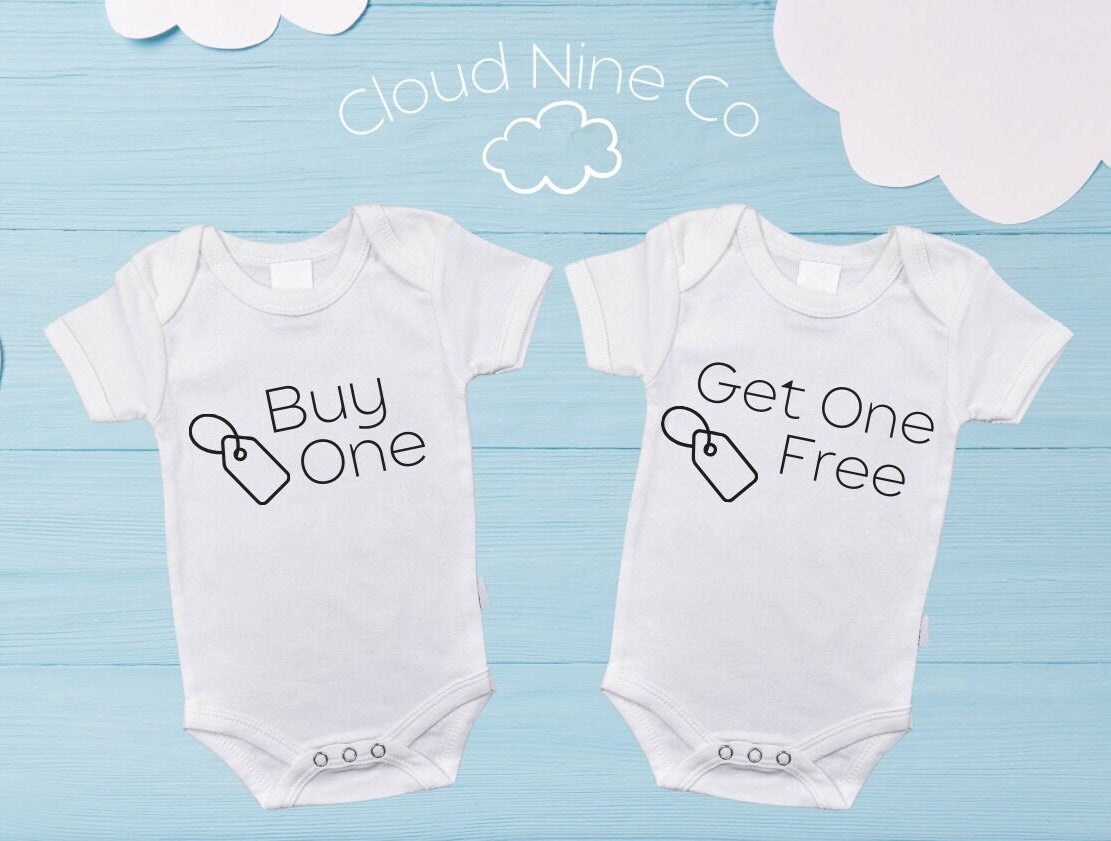 Buy One, Get One Free - matching twin bodysuit set