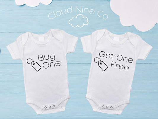 Buy One, Get One Free - matching twin bodysuit set