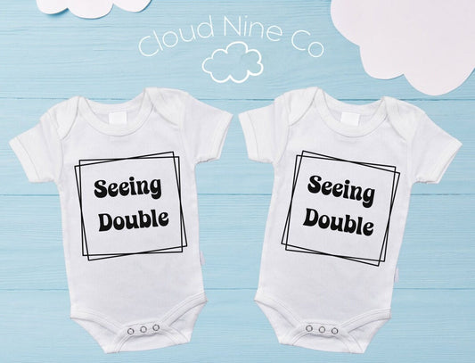 Seeing Double - twin bodysuit set