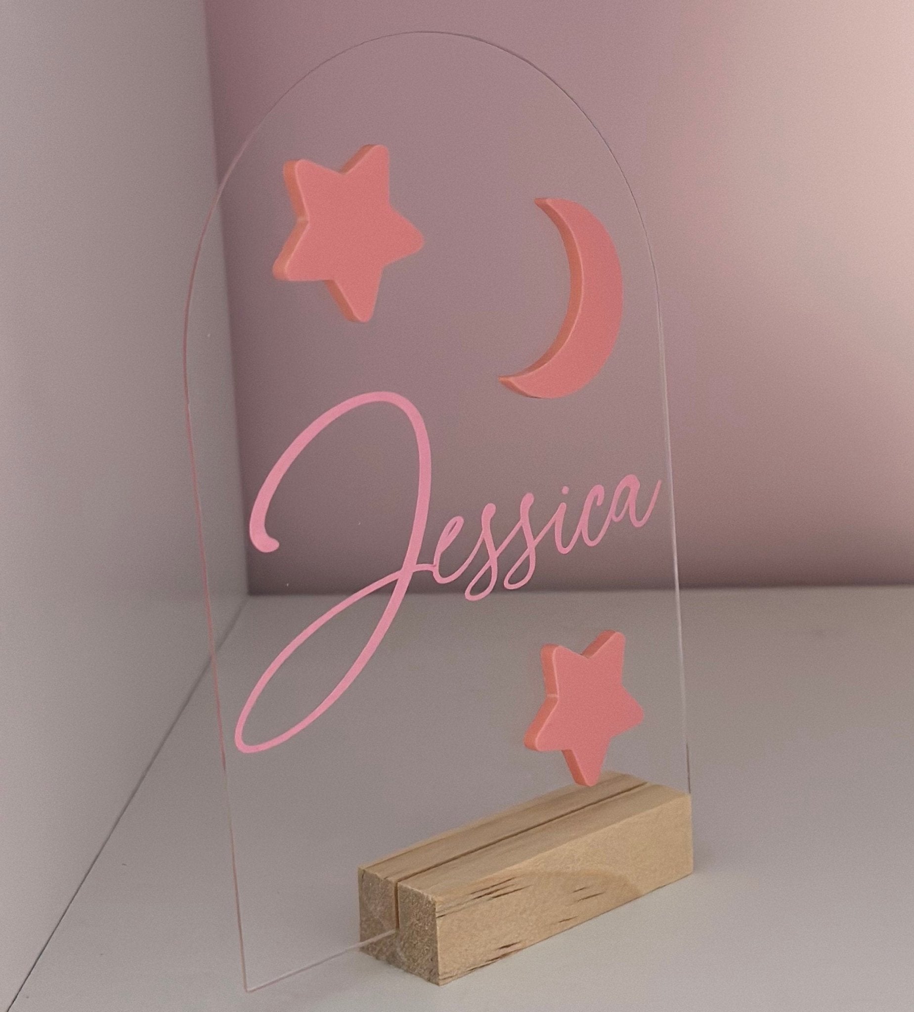 Personalised name announcement sign, custom name reveal plaque, 3D baby name sign, photo prop arch, name keepsake, nursery decor, kids decor